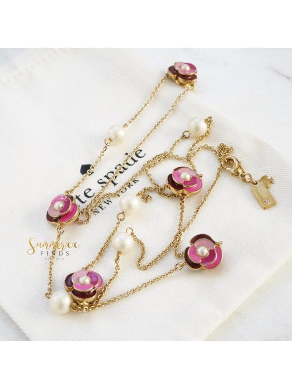 Kate Spade Deco Blossom Double Sided Necklace
